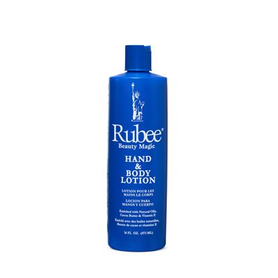 RUBEE Body &amp; Hand Lotion- Non-Greasy Lotion for Women &amp; Men - 16 oz. Cacao Butter Lotion for Extremely Dry Skin - Vitamin E Moisturizer - Soothes &amp; Softens Skin
