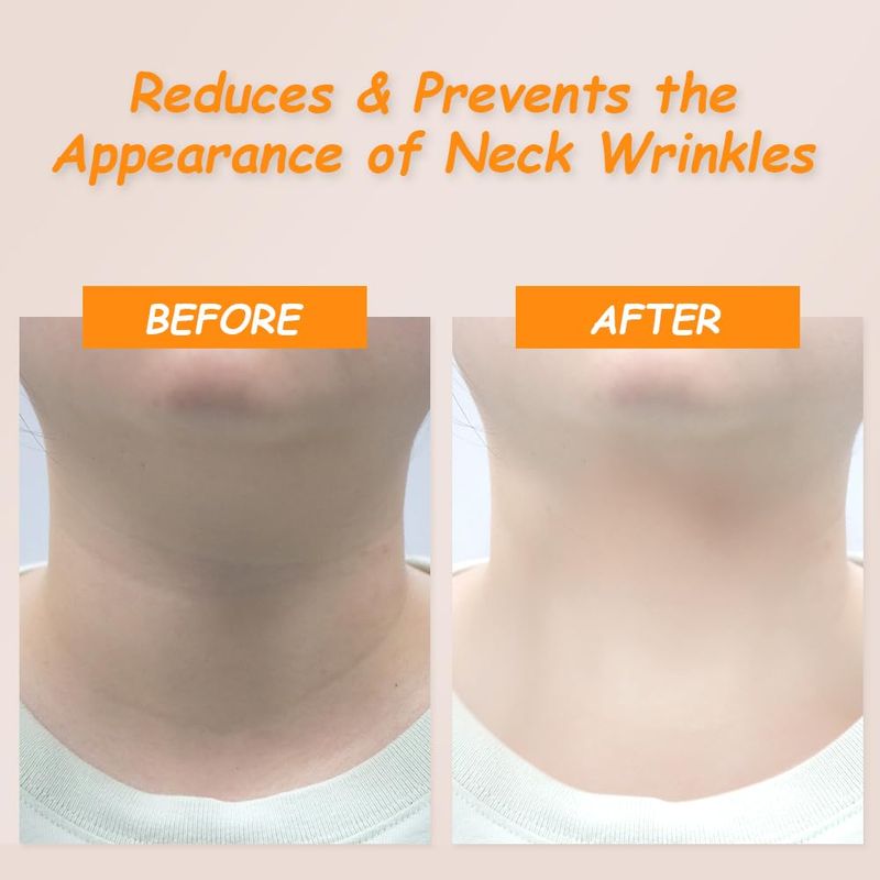 LIUZONGIN 2 Pack Neck Wrinkle Patches Preventing Neck Wrinkles Neck Care Reusable Silicone Neck Patch Make Skin Firmer Neck Anti-aging Neck Skin Hydration and Moisturizing