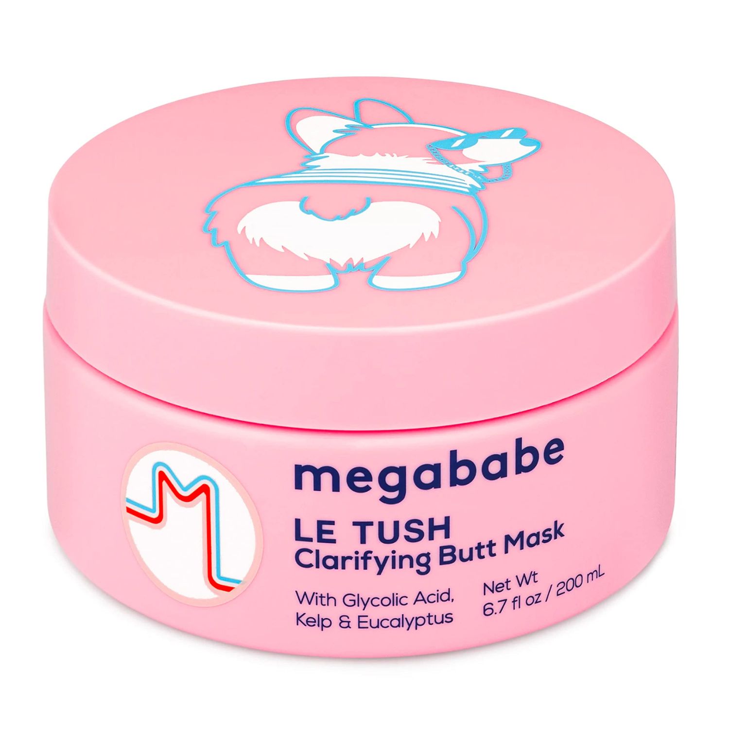 Megababe Butt &amp; Body Acne Mask - Le Tush | Clarifying, Exfoliating &amp; Hydrating | 6.7 fl oz