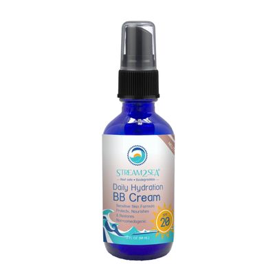 STREAM 2 SEA Daily Hydration BB Cream with SPF 20 | 2 Fl Oz Reef Safe Paraben Free &amp; Eco Friendly Neutral Tint Beauty Balm Cream | Nourishing &amp; Hydrating Tinted Moisturizer For Face