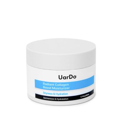 Uardo Radiant Collagen Boost Moisturizer 1.7 Fl Oz/ 50ml - usn111 | For All Skin Types | Boosts Collagen | Radiant and Healthier Skin | w/Shea Butter | For Women and Men