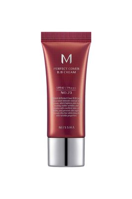 Missha M Perfect Cover Bb Cream, SPF42, No. 23 / Natural Beige, 20 ml, 8809581487963