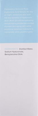 Hyaluronic Acid Serum for Skin 100% Pure Anti Aging Serum Intense Hydration Moisture Non greasy Paraben free, Wrinkle Reducing and Brightening Serum (Pro Formula) 2oz