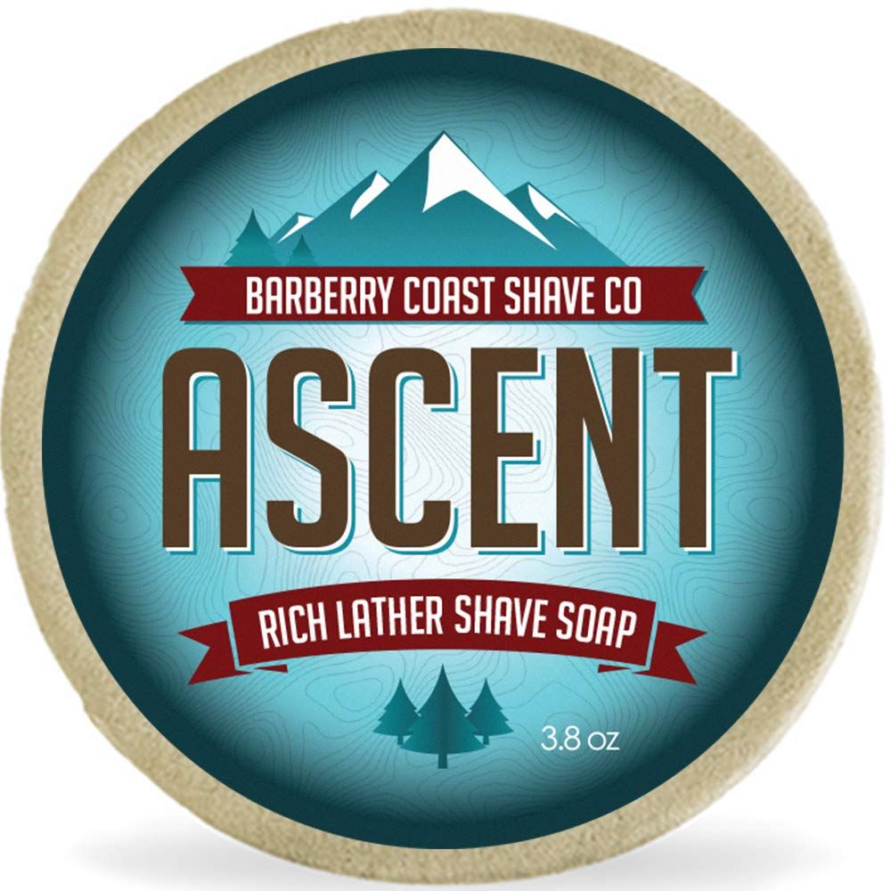 Himalayan Ascent Shave Soap for Men - Rich, Slick &amp; Thick Lather - High-Performance
