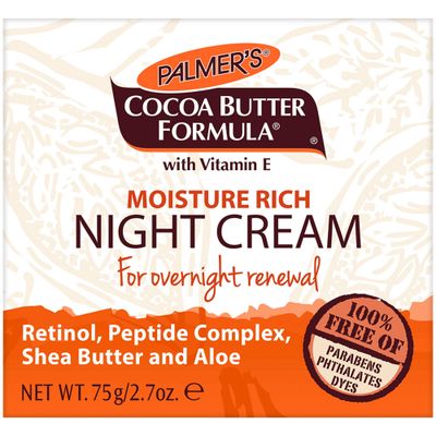 Palmer&#39;s Cocoa Butter Formula Overnight Moisture Rich Night Facial Cream, 2.7 Ounces (Pack of 6)