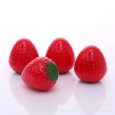Lip Balm, Strawberry Shape Moisturizing Lip Balm Pack 24 Pieces for Office