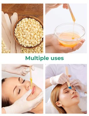 UENMOON Body Eyebrow, Lip, Nose Small Waxing Applicator Sticks for Hair Removal and Smooth Skin Professional Spa - (Pack of 50)