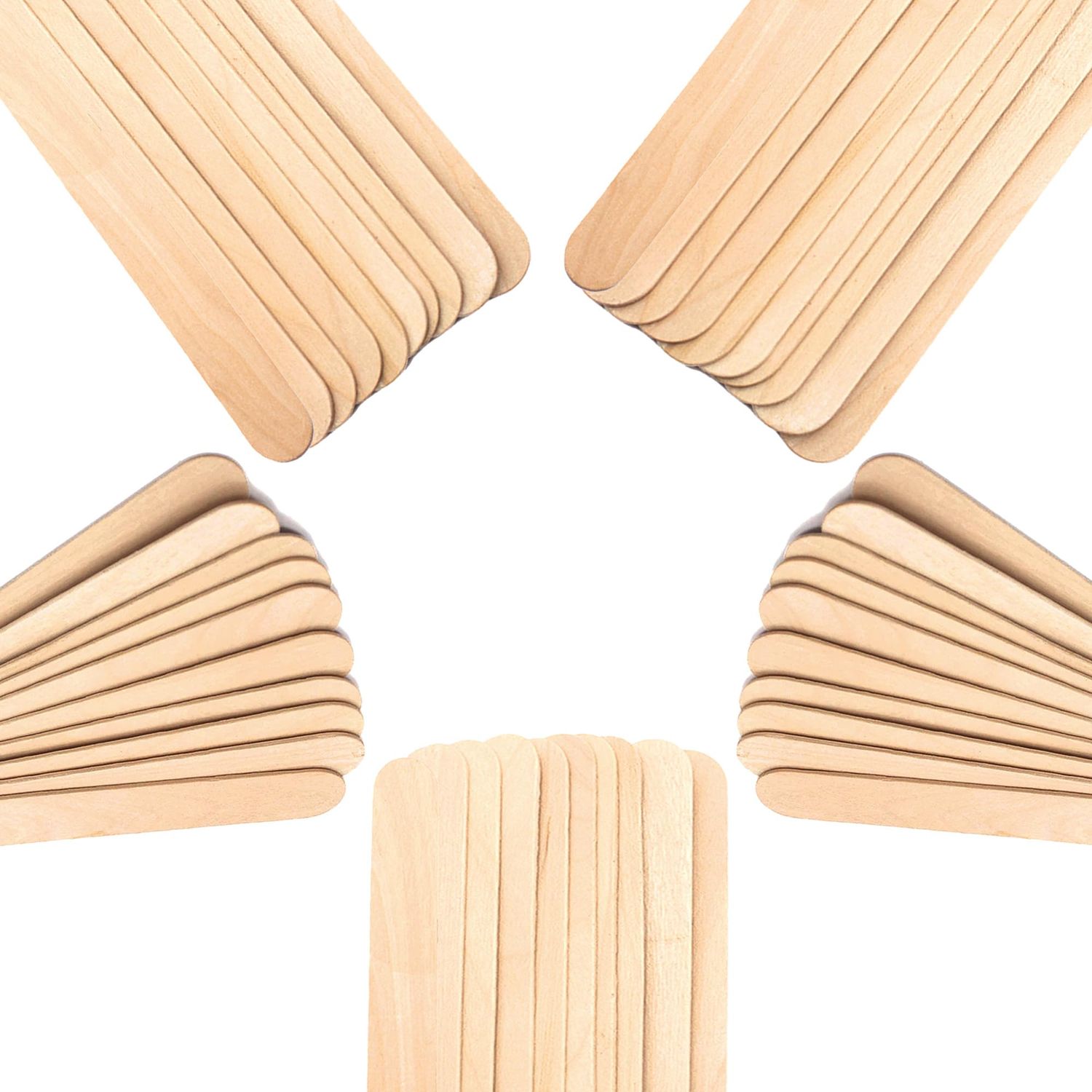 UENMOON Body Eyebrow, Lip, Nose Small Waxing Applicator Sticks for Hair Removal and Smooth Skin Professional Spa - (Pack of 50)
