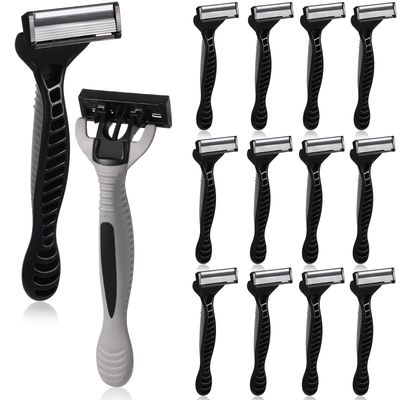 Lanties 36 Pcs Men&#39;s Disposable Razors Bulk 5-Blade Disposable Blade Razors for Men Set Sensitive Skin Razor Disposable Head Razor for a Smooth and Comfortable Shave
