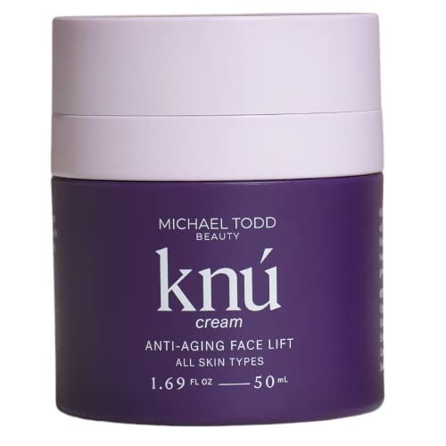 MICHAEL TODD Beauty KNU Cream - Face Lifting, Brightening &amp; Tightening Cream - For Moisturizing &amp; Rejuvenating - With Bakuchiol, Peptides &amp; Snail Secretion - For All Skin Types - 1.68 fl oz/50 mL