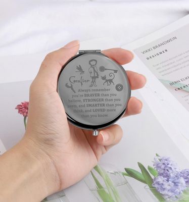 WSNANG Horror Cartoon Movie Gift The Secret Door Thriller Movie Makeup Mirror Fantasy Film Lover Gift Ghost Mother Merchandise (Ghost Mom Mirror-BL)
