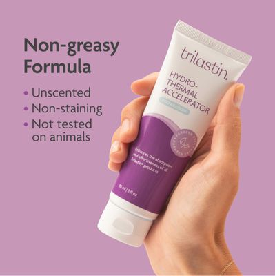 TriLASTIN - SR Intensive & Moisturizing Stretch Mark Cream Bundle w/Hydro-Thermal Accelerator (5.5 Oz & 3 Oz) - Absorbing Stretch Marks Cream w/Absorption Serum - Stretch Mark Cream for Pregnancy