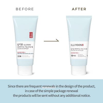 Illiyoon Ceramide Ato Soothing Gel 175ml(5.91oz) | High Moisturizing Cooling Gel Lotion for Tired and Dry Skin