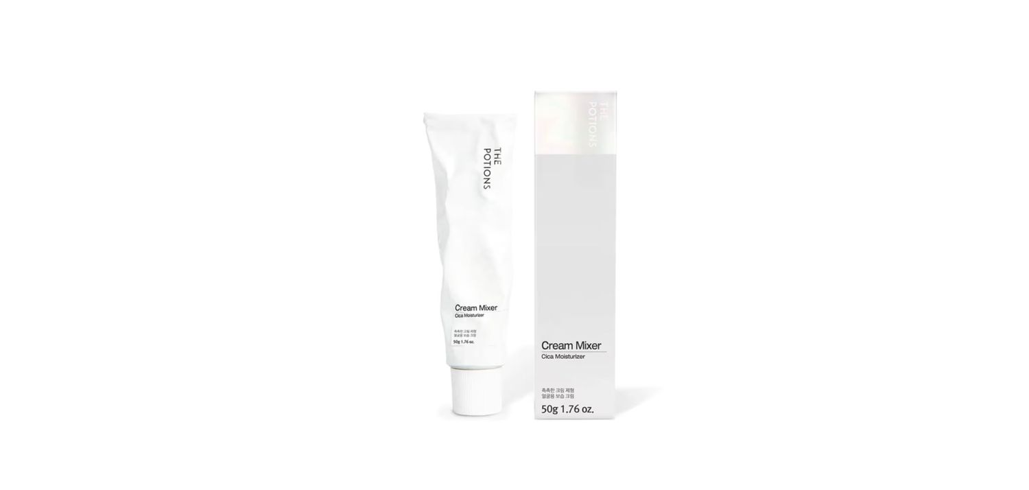 The Potions Cica Complex Moisturizer Cream Mixer for Skincare l Korean Skincare, Cruelty-free, Hypoallergenic - 50g
