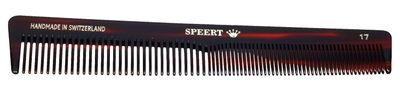 Speert #17 Handmade Wide Narrow Tooth Mustache Beard Comb Small Tortoise Havana Acetate Thick Coarse Curly Fine Short Pocket Sized Facial Hair Grooming Tangle Free Beard Straightener Growth Care Comb