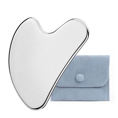 TelKeen Gua Sha Facial Tools, Stainless Steel Gua Sha Tool for Face, Metal Guasha Scraping Massage Tools for Body Skin Care, Face Sculpting Tool for SPA Acupuncture, Anti-Aging &amp; Wrinkles