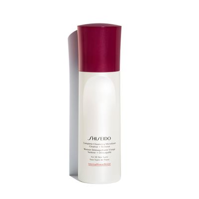 Shiseido Complete Cleansing Microfoam - 180 mL - Light, Oil-Free Foaming Cleanser for Smooth, Hydrated Skin - Softens &amp; Removes Impurities