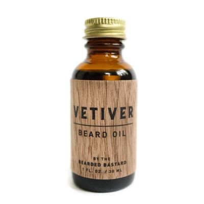 The Bearded Bastard TBB Vetiver Premium Beard Oil for Men | Leave-In Beard Conditioner | Keeps Facial Hair Soft and Moisturizes Skin | Jojoba Oil, Argan &amp; Sweet Almond Essential Oils (1 Oz.)