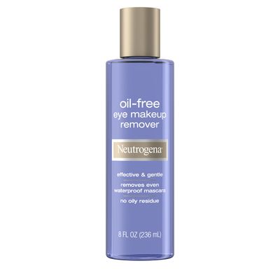 Neutrogena Gentle Oil-Free Eye Makeup Remover &amp; Cleanser for Sensitive Eyes, Non-Greasy Makeup Remover, Waterproof Mascara Remover, Dermatologist &amp; Ophthalmologist Tested, 8 fl. oz