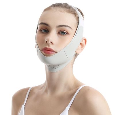 Reusable V-Line Lifting Mask Chin Strap - Face Lift Strap for Sleeping, Double Chin Reducer, Jawline Shaper &amp; Jaw Exerciser for Skin Tightening and Firming