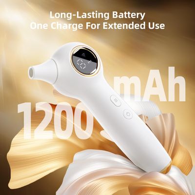 RONEFY Blackhead Extractor with Camera, Black Head Remover for Face,Pore Extractor for Black Head and Acen, Blackhead Remover Tools with USB Rechargeable, Blackhead Remover Vacuum (White)