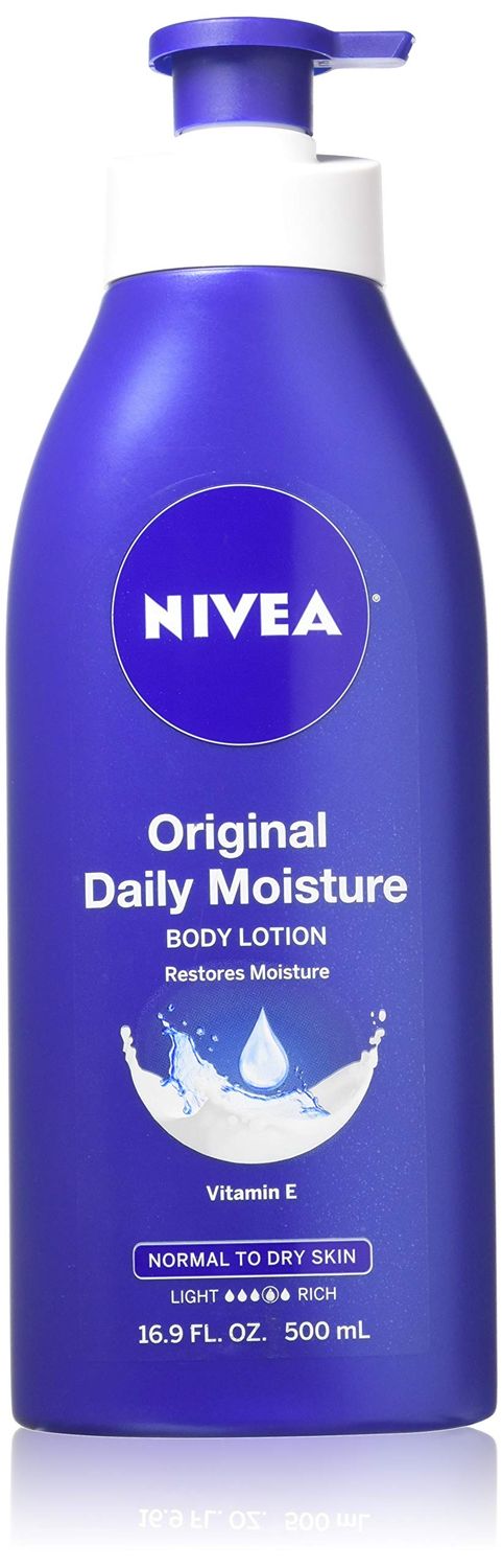 Nivea Lotion Original Daily Moisture 16.9 Ounce Pump (Normal to Dry Skin) (500ml) (2 Pack)