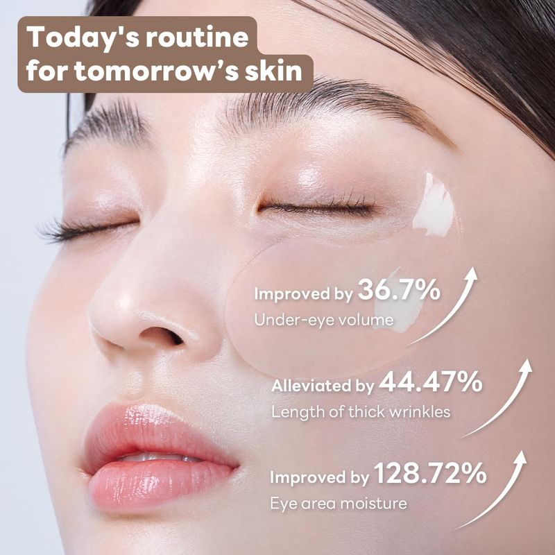 Mediheal Retinol Collagen Under Eye Patches - Korean Hydrogel Eye Pads with 95% Retinol &amp; 5 Micro Collagen. Nourishing &amp; Non Irritating Eye Gel Mask. Sealing Cap &amp; Spatula Included.