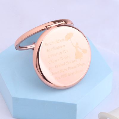 LQRI Mary Movie Compact Mirror Mary Quote Gift Poppin Umbrella Fans Gift Makeup Mirror Inspirational Gifts (Mary)