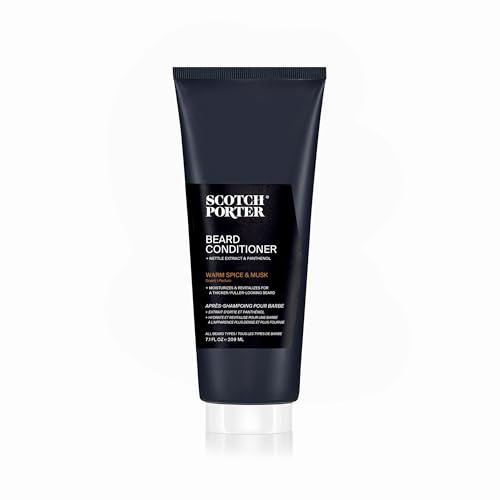 Scotch Porter Hydrate &amp; Nourish Beard Conditioner - Long-Lasting Moisture Helps Strengthen, Reduce Frizz &amp; Promote Healthy Hair Growth for Dull, Dry, Coarse Beards - Original Scent, 7.1 oz. Bottle