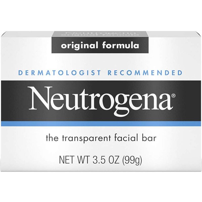 Neutrogena The Transparent Facial Bar Original Formula, 3.50 Ounces each (Value Pack of 3)