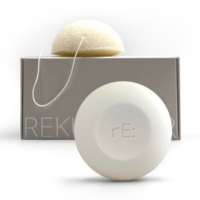 RE: REKURATOR ph Balanced Facial bar and Konjac Sponge Set