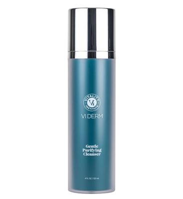 VI Derm Hydrating Gentle Purifying Cleanser, For Daily Use with Aloe Vera, Antioxidants, and Willow Bark Extract, 4 Fl Oz / 120 mL