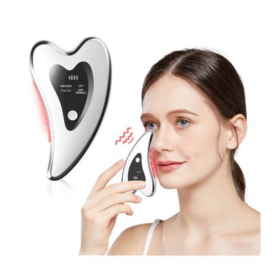 LEYOK Electric Gua Sha Facial Tools - Face Sculpting Tool/Lift Device - Heated &amp; Vibration &amp; Red Light Massager, Anti-Aging &amp; Wrinkles, Puffiness, Double Chin, Tension Relief