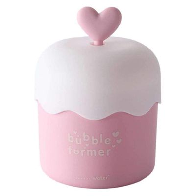 Stylebest Cute Skin Care Tools: Foam Bubble Maker, Facial Cleanser Foam Maker Cup - Perfect for Enhancing Your Daily Skincare Routine (), Pink