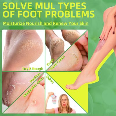 nbc BeautiLab Foot Exfoliating Scrub, Sugar Scrub, Dead Skin Remover for Feet, Individually Packaged Foot Scrub Smooths, Hydrates, Detoxifies Tired and Dry Cracked Feet 16 Packs per Box, Jasmine