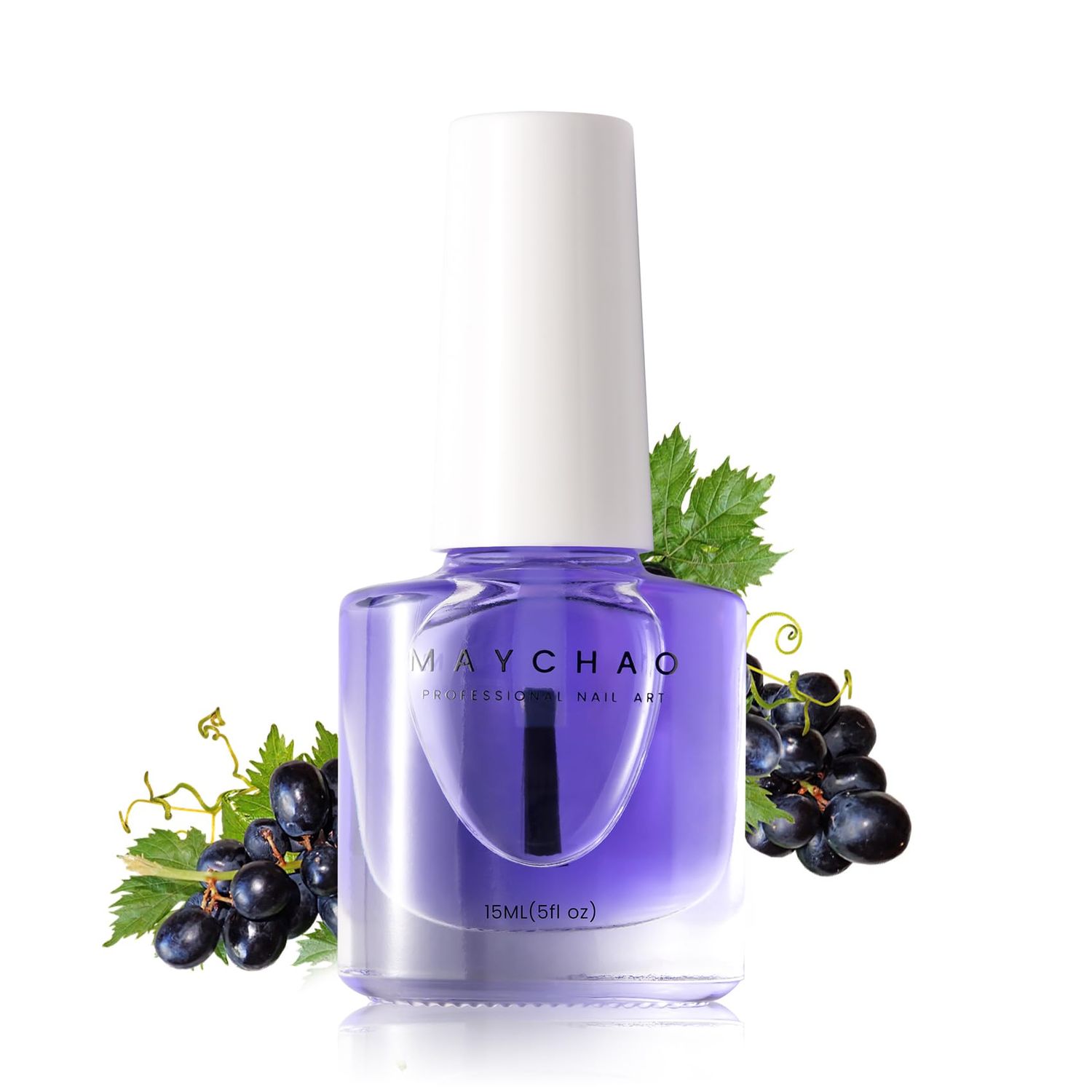 MAYCAHO Nails Cuticle Oil, 15ML Nail &amp; Cuticle Care Strengthener Oil Vitamin E + B Fragrance-Free Cuticle Revitalizing Oil for Nail Growth and Gel Nail Polish, 0.5 OZ