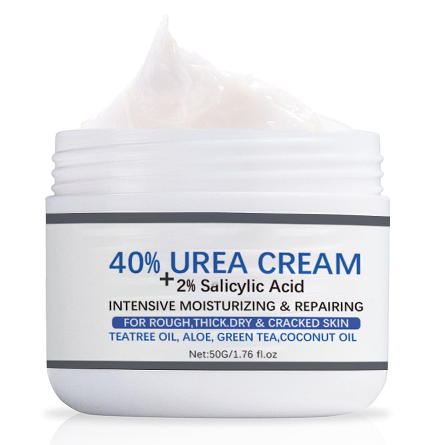 Rosarden Feet Cream for Dry Cracked Feet, 40% Urea Cream, Callus Remover Cream for Feet, Heels, Knees, Elbows, Hand, Moisturizing Foot Cream Softening Rough Skin On Feet, Rough Exfoliates Calloused