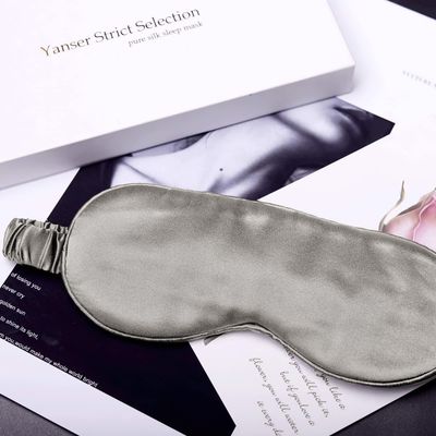 Silk Sleep Mask Light Blocking Luxury 100% Mulberry 19mm Silk Eye Mask Eye Cover Blindfold Ultra Soft Light & Comfy Anti Aging Skin Care with Travel Bag Gift Package