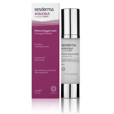 Sesderma Acglicolic Classic Moisturizing Gel Cream, 1.7 Fl Oz