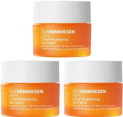 Ole Henriksen [SET OF 3] C-Rush Gel Creme Facial Moisturizer 15ml 0.5 fluid ounce Travel Size UNBOXED