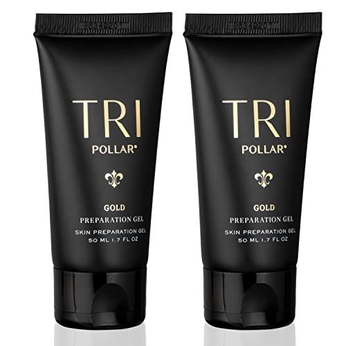 TriPollar Gold Preparation Gel for Face | Luxury Radio Frequency Gel for Anti-Aging and Skin Tightening STOP Devices, 1.7 fl oz (Pack of 2)