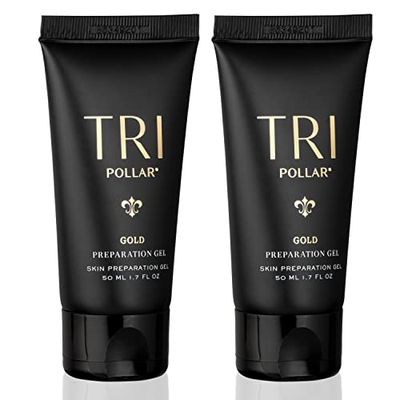 TriPollar Gold Preparation Gel for Face | Luxury Radio Frequency Gel for Anti-Aging and Skin Tightening STOP Devices, 1.7 fl oz (Pack of 2)