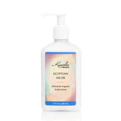 Kuumba Made Egyptian Musk Body Lotion 6.75 fl oz (200 ml) | Moisturizing Scented Lotion with Dispenser Pump
