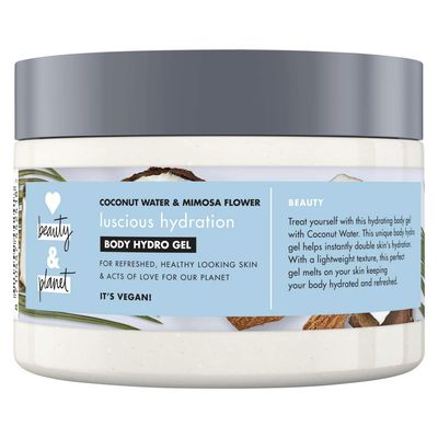 Love Beauty And Planet Coconut Water and Mimosa Flower Vegan Body Moisturiser, Hydrating and Refreshing Hydro Gel for Women, 250ml