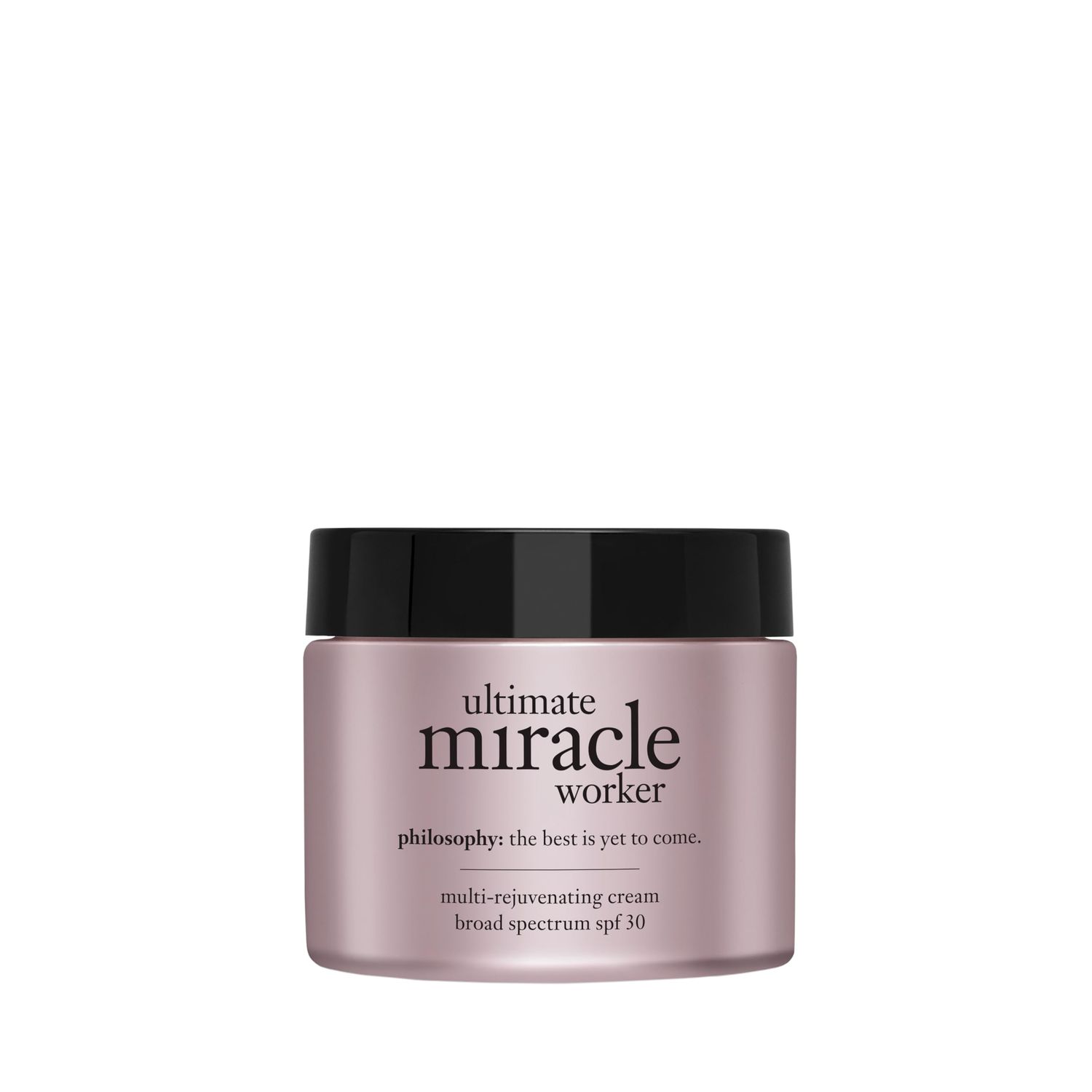 philosophy ultimate miracle worker multi-rejuvenating face moisturizer cream + spf 30 - with encapsulated retinol - delivers firmer, youthful looking &amp; radiant skin without irritation - 2 fl oz