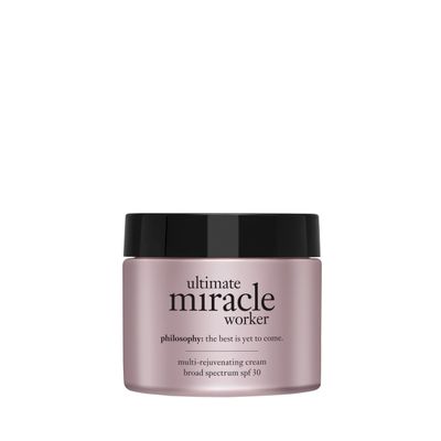 philosophy ultimate miracle worker multi-rejuvenating face moisturizer cream + spf 30 - with encapsulated retinol - delivers firmer, youthful looking &amp; radiant skin without irritation - 2 fl oz