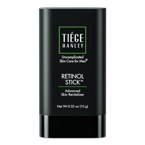 Tiege Hanley Retinol Stick for Men - Anti-Aging Retinol Stick with Hyaluronic Acid &amp; Niacinamide for Fine Lines, Dark Circles, &amp; Wrinkles - Firms Skin &amp; Improves Collagen Production