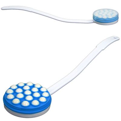 Lotion Applicator for Back - Long Handled Roll-On Dispenser and Handheld Back Massager - Wand for Applying Sunscreen, Cream, or Shower Gel by Remedy