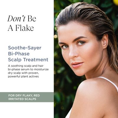 Sooth Sayer Bi-Phase Scalp Treatment Hair Serum for Scalp Dryness and Buildup, Vegan, 4 Oz