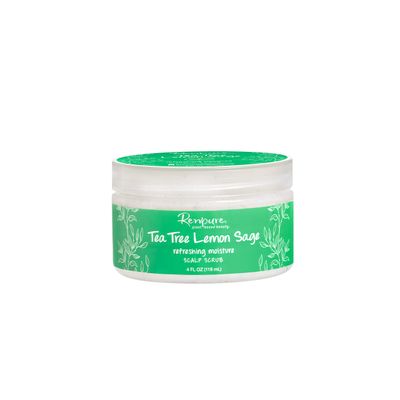 Renpure plant-based Beauty Tea Tree Lemon Sage Refreshing Moisture Scalp Scrub, 4 Fluid Oz